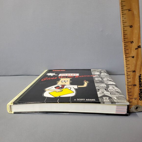 Dilbert Gives You The Business Book Scott Adams Hardcover Comics Dustjacket 1999 - Picture 13 of 16